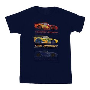 Cars Boys Racer Profile Cotton T-Shirt / Navy Blue